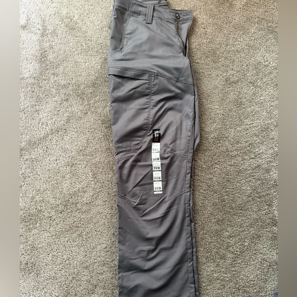5.11 apex new pants. Storm gray